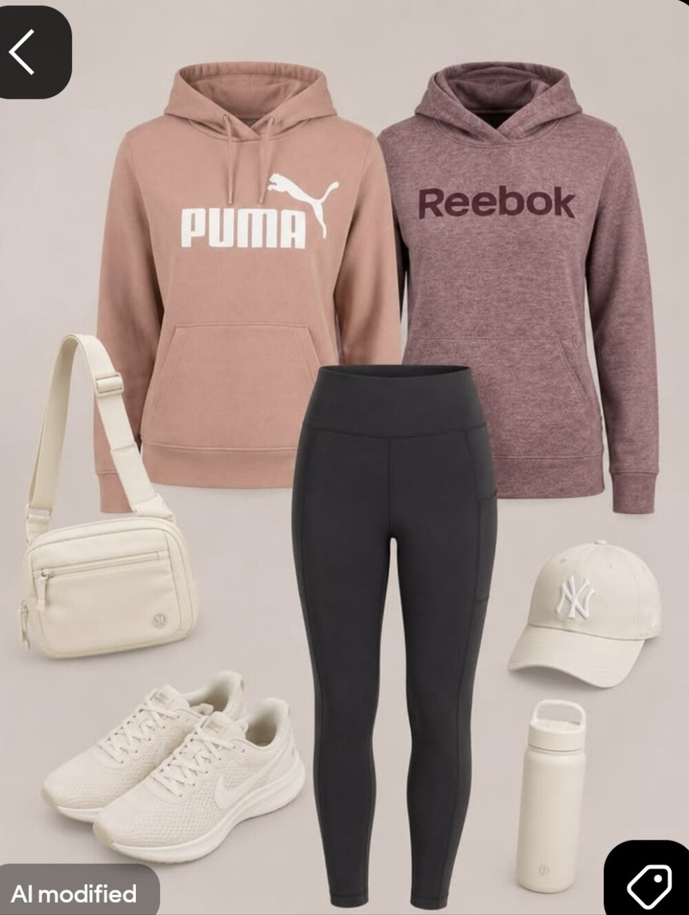 Bundle of 2 Athletic Hoodies | PUMA & Reebok